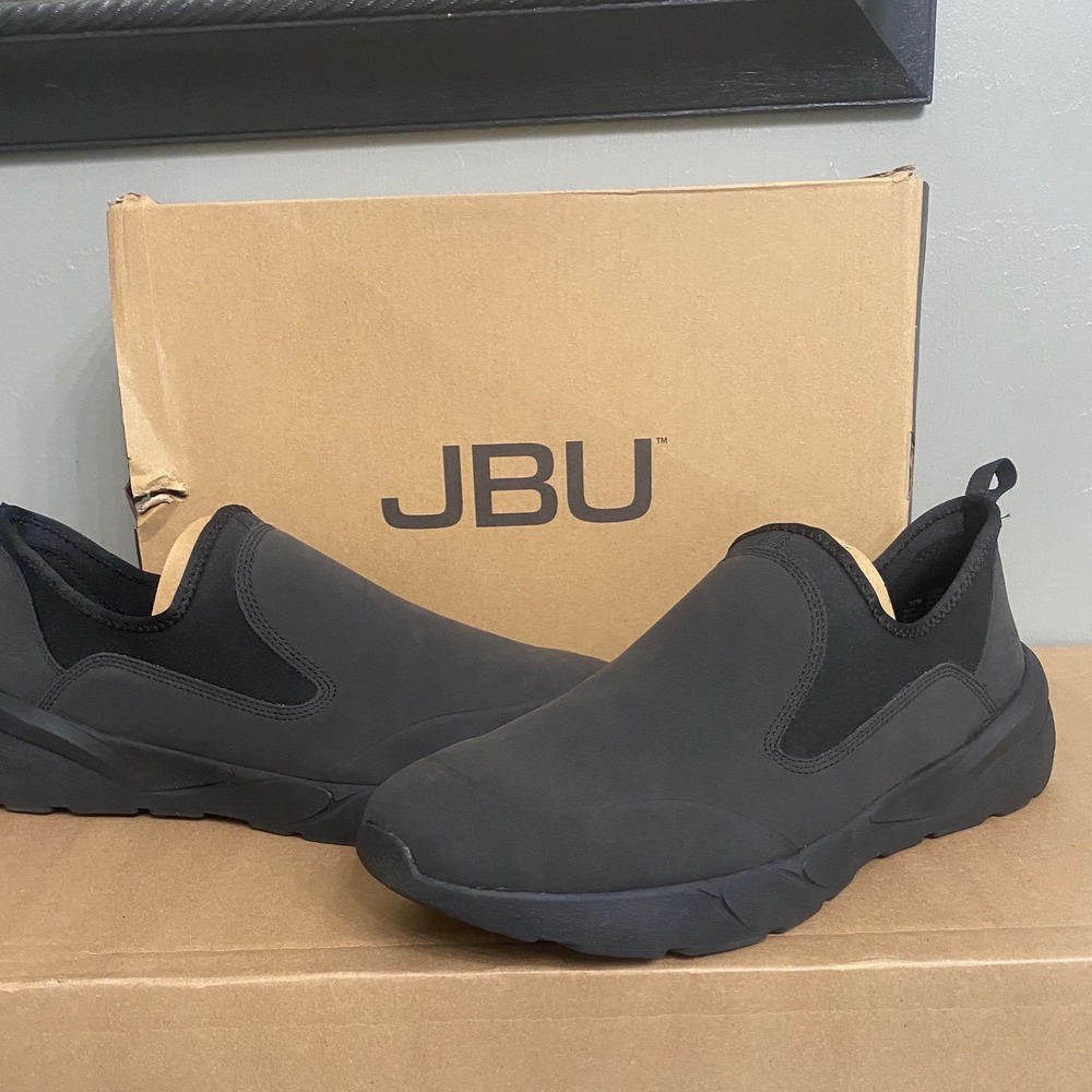 JBU Jambu Darren Mens Slip On Shoes Black Sneakers N4DAR01 Size 11 NEW